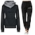 cheap Women&#039;s Sportswear-Women&#039;s Tracksuit Sweatsuit Drawstring Front Pocket Hoodie Heart Sport Athleisure Clothing Suit Long Sleeve Warm Breathable Soft Comfortable Exercise &amp; Fitness Leisure Sports Running Workout Casual