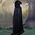 baratos Wearables &amp; Dress-Up-capa com capuz solto de halloween adulto mulheres homens unissex manto longo traje preto casacos presentes crianças adulto para festa de halloween