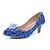 cheap Wedding Shoes-Women&#039;s Wedding Shoes Pumps Valentines Gifts Bling Bling Evening Bag Party Polka Dot Wedding Heels Bridal Shoes Bridesmaid Shoes Rhinestone Crystal Sparkling Glitter Low Heel Pointed Toe Vintage Sexy