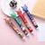 cheap Painting, Drawing &amp; Art Supplies-Christmas 10-Colors Retractable Ballpoint Pen Push Type Color Rollerball Pen For School Office Stationery Supplies Marker Gift For Kids