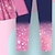 Недорогие 3д наборы для девочек-Девочки 3D Графика Мультипликация Кот Футболка и брюки Комплект платьев Набор одежды Длинный рукав 3D печать Весна Осень Зима Активный Мода Повседневные Полиэстер Дети 3-12 лет