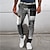 abordables pantalon habillé imprimé en 3D pour homme-Tartan Imprimés Photos Géométrie Décontractées Homme Impression 3D Pantalon Extérieur Plein Air Travail Polyester Rose Claire Bleu Vert S M L Taille médiale Élasticité Pantalon