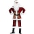 Χαμηλού Κόστους Χριστουγεννιάτικες Στολές-Άγιος Βασίλης Κ. Claus Santa Suits Στολές Ηρώων Ταίριασμα οικογένειας και ζευγαριών Ανδρικά Γυναικεία Στολή Cosplay Οικογενειακά ασορτί ρούχα Χριστούγεννα Χριστούγεννα Μασκάρεμα παραμονή Χριστουγέννων