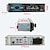 cheap Car Multimedia Players-1Din Car Radio Receiver Bluetooth MP3 Player Auto Audio Stereo FM USB SD AUX-in IR Remote Charging 7-Color Backlight 12V