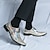 abordables Zapatos Oxford de hombre-Hombre Oxfords Zapatos De Vestir Lentejuelas cristal brillo Zapatos de cuadros de estilo británico Zapatos Metálicos Casual Británico Boda Fiesta y Noche Día de San Patricio Cuero Patentado Cómodo
