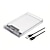 preiswerte PC-Peripheriegeräte-Festplattengehäuse 2,5 USB 3.0 SATA-Gehäuse transparenter externer Caddy HDD SSD