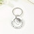 cheap Car Pendants &amp; Ornaments-1pc Love Double Ring Thanksgiving Zinc Alloy Keychain, Letters Thank You Holiday Gift, Party Event Gift Jewelry For Men