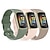 billige Fitbit urbånd-4 pakke 3 pakke 2-pak Smartwatch bånd Kompatibel med Fitbit Charge 5 Silikone Smartwatch Rem Justerbar Sportsrem Udskiftning Armbånd