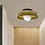 cheap Flush Mounts &amp; Semi Flush Mounts-Lightinthebox LED Ceiling Light Wall Light Indoor 1-Light 25cm Glass Shapes Flush Mount Lights SCeilling Light for Corridor Porch Bar Creative Loft Balcony Lamps Olive Green White Yellow 110-240V