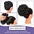 cheap Ponytails-Afro Puff Drawstring Ponytail Short Synthetic Kinky Curly Bun Hair Extensions Fluffy High Hairpieces Updo Hair for Black Women