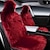 abordables Housses de siège de voiture-Coussin de siège de voiture pour tesla modèle 3 2019- 2022/modèle y confortable et respirant chaud fausse fourrure avant et arrière housse de siège accessoires intérieurs
