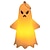 baratos Iluminação Interior e para Festas-Pingente fantasma iluminado halloween led vela eletrônica adereços de festa atmosfera decoração ornamento de halloween