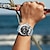 tanie Zegarki elektroniczne-Liluoke zegarek kwarcowy dla mężczyzn kalendarz kwarcowy sport mężczyźni wodoodporne zegarki chronograf ze stali nierdzewnej moda biznes męski zegarek
