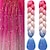 cheap Crochet Hair-2Pcs Hair Extensions for Braids Ombre Braiding Hair Add Tinsel Hair Extension Sparkly Braiding Hair 24 Inch Braiding Hair Pre Stretched Ombre 100g Heat Resistant Colorful Synthetic Braiding 3 Tone f