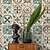 Χαμηλού Κόστους Ταπετσαρία Floral &amp; Plants-Φλοράλ Χρώμα κύκλου Αρχική Διακόσμηση Λουλουδάτο Κάλυψης τοίχων, PVC / Βινύλι Υλικό Αυτοκόλλητα ταπετσαρία, Δωμάτιο