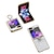 billige Samsung-etui-telefon Etui Til Samsung Galaxy Z Flip 6 Z Flip 5 Z Flip 4 Z Flip 3 Bagcover Bærbar Støddæmperramme Belægning Himmel Glitterskin TPU PC Metal