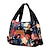 abordables Bolsos de mano y tote-Mujer Bolso de mano Bolso bandolera Bolsa de vagabundo Nailon Diario Festivos Cremallera Gran Capacidad Plegable Ligero Geométrico Bloque de color Flor Flores rosadas Hojas Rosa roja