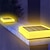 preiswerte Bodenlichter-Bunte Änderungen Solar-Säulenkopfleuchte LED-Außenwasserdichte minimalistische Wandleuchte Villa Garten Rasen Innenhof Licht