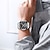 お買い得  クォーツ腕時計-カレン男性腕時計トップブランドの高級スポーツクォーツメンズ腕時計フルスチール防水クロノグラフ腕時計男性レロジオ masculino