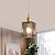 cheap Island Lights-LED Pendant Lights Glass Fixtures Light Luxury Chandelier Bedroom Living Room Copper Loft Decor Industrial Vintage Lamp Adjustable Hanging Light 110-240V