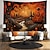 voordelige halloween wandtapijten-halloween decoraties tapestry jack o lantaarn pompoen decor kunst aan de muur groot hangend tapijt muurschildering decor foto achtergrond deken gordijn thuis slaapkamer woonkamer skelet dood