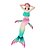 abordables Disfraces de niñas-Sirena Ariel colas de sirena Bañadores Bikini Trajes de baño Vacaciones for Chica Niños Mascarada