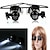 cheap Hand Tools-20X LED Magnifier Glasses Double Eye Jewelery Watch Repair Tools Lamp Loupes Eyewear Magnifying Glass Light