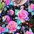 abordables vestidos 3d de niña-Girls &#039; 3D Graphic Floral Vestido Manga Larga Impresión 3D Otoño Invierno Deporte Diario Festivos Estilo lindo Casual Hermosa Niños 3-12 años Vestido informal Vestido de una línea Sobre la rodilla