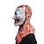 tanie Akcesoria-Ghost rider dwuwarstwowa zgrywanie czaszki joker maska halloween cosplay przerażające maski kostiumy horroru