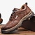 Χαμηλού Κόστους Ανδρικά Sneakers-ανδρικά πάνινα παπούτσια άνετα παπούτσια πεζοπορίας παπούτσια πεζοπορίας business casual υπαίθριο γραφείο &amp; επαγγελματική ψεύτικο δέρμα αδιάβροχο αναπνεύσιμο άνετο κορδόνι μαύρο καφέ άνοιξη φθινόπωρο