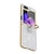 Χαμηλού Κόστους Samsung Θήκη-τηλέφωνο tok Για Samsung Galaxy Z Flip 5 Z Flip 4 Z Flip 3 Πίσω Κάλυμμα Φορητά Αντικραδασμική Κορνίζα Επιμεταλλωμένη Ουρανός Λάμψη γκλίτερ TPU PC Μεταλλικό