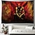 cheap Art Tapestries-Graffiti Angel Devil Hanging Tapestry Wall Art Large Tapestry Mural Decor Photograph Backdrop Blanket Curtain Home Bedroom Living Room Decoration