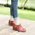 Χαμηλού Κόστους Γυναικεία Τακούνια-Γυναικεία Τακούνια Οξφόρδη Bullock Παπούτσια Χειροποίητα Παπούτσια Vintage παπούτσια Καθημερινά Συμπαγές Χρώμα Αποκοπή Κορδόνια Κοντόχοντρο Τακούνι Στρογγυλή Μύτη Βίντατζ Μοντέρνα Καθημερινό