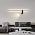billige LED-væglys-lightinthebox led væglampe 2 lys indendørs60/90cm væglampe led akryl væglamper lang veranda væglampe armatur velegnet til stue varm hvid 110-240v