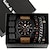 preiswerte Quarz-Uhren-Keller Weber 5-teiliges Uhren-Armband-Set, luxuriöse Herren-Quarz-Armbanduhren, Lederband, modische Freizeituhr für Männer, Geschenk für Freund