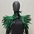 cheap Women&#039;s Costumes-Maleficent Costume Women Feather Cape Punk Gothic Shawl Mens Halloween Shawl Black Choker Collars