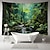Недорогие пейзаж гобелен-тропический лес пейзаж висит гобелен настенное искусство большой гобелен фреска декор фотография фон одеяло занавес дома спальня гостиная украшение