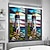economico Adesivi murali-Pellicole per vetri colorate con pellicola per vetri retro torre al tramonto. Pellicole per vetri elettrostatici in pvc