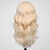 billige Syntetiske og trendy parykker-lange blonde parykker til kvinder krøllet paryk med pandehår naturligt syntetisk hår halloween cosplay festparykker