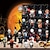 cheap Christmas Decorations-Christmas Doll Advent Calendar 2023 Contains 24 Gifts, Xmas Horror Figures Countdown Calendar with Surprise Toys, The Nightmare Before   Christmas Collectible Figures Gifts for Kids
