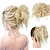 cheap Chignons-Tousled Updo Messy Bun Hairpiece Hair Extension Ponytail with Elastic Rubber Band Updo Ponytail Hairpiece Synthetic Hair Extensions Scrunchies Ponytail Hairpieces for Women