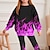 cheap Girl&#039;s 3D Sets-Girls&#039; 3D Graphic Gradient Ramp Sweatshirt &amp; Pants Long Sleeve 3D Print Fall Winter Active Fashion Daily Polyester Kids 3-12 Years Outdoor Date Vacation Regular Fit