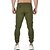 voordelige Joggingbroek-Voor heren Joggingbroeken Broek Zak Trekkoord Effen Comfort Ademend Buiten Dagelijks Uitgaan Modieus Casual Zwart Leger Groen