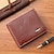 cheap Men&#039;s Bags-Men&#039;s Wallet Credit Card Holder Wallet PU Leather Outdoor Shopping Daily Buttons Large Capacity Waterproof Lightweight Solid Color Black Light Brown Brown