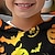 olcso fiú 3D pulóverek és pulóverek-Mindszentek napja Fiú 3D Koponya Tök Kapucnis felsőrész Hosszú ujj 3D nyomtatás Ősz Tél Divat Utcai sikk Menő Poliészter Gyerekek 3-12 év Szabadtéri Halloween Normál