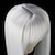 abordables Perruques Synthétiques Sans Bonnet-perruque blanche perruques blanches droites pour les femmes synthétiques perruques blanches platine colorées cosplay