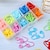 cheap Home Supplies-100PCS Colorful Plastic Knitting Tools Mini Resin Clips Pins Locking Stitch Markers Crochet Sewing Needle Clip Hooks for Sweater