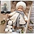 cheap Dolls-Cotton Body Waldorf Doll Doll Artist Handmade Mini Dress-Up Doll Diy Halloween Gift Box Packaging Blessing(excluding small animal accessories)