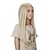 abordables Perruques de déguisement-perruque longue princesse blonde pour enfants - accessoires de costume d&#039;halloween pour enfants perruques blondes déguisements synthétiques perruques de jeu