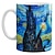 cheap Mugs &amp; Cups-Classic Art The Starry Night Vincent Van Gogh Ceramic Coffee Mug Tea Cup, 11 OZ
